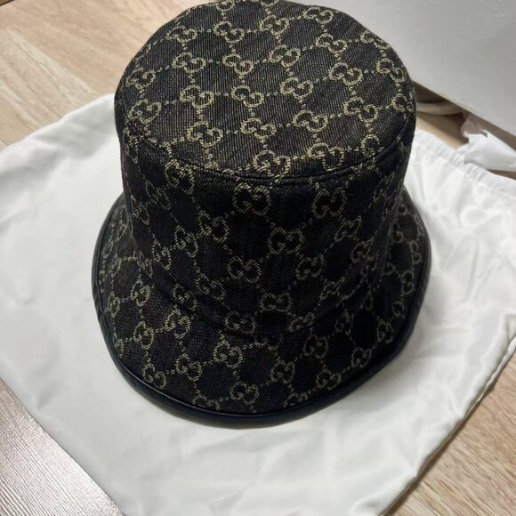 Gucci GG Denim Bucket Hat - Picture 1 of 12